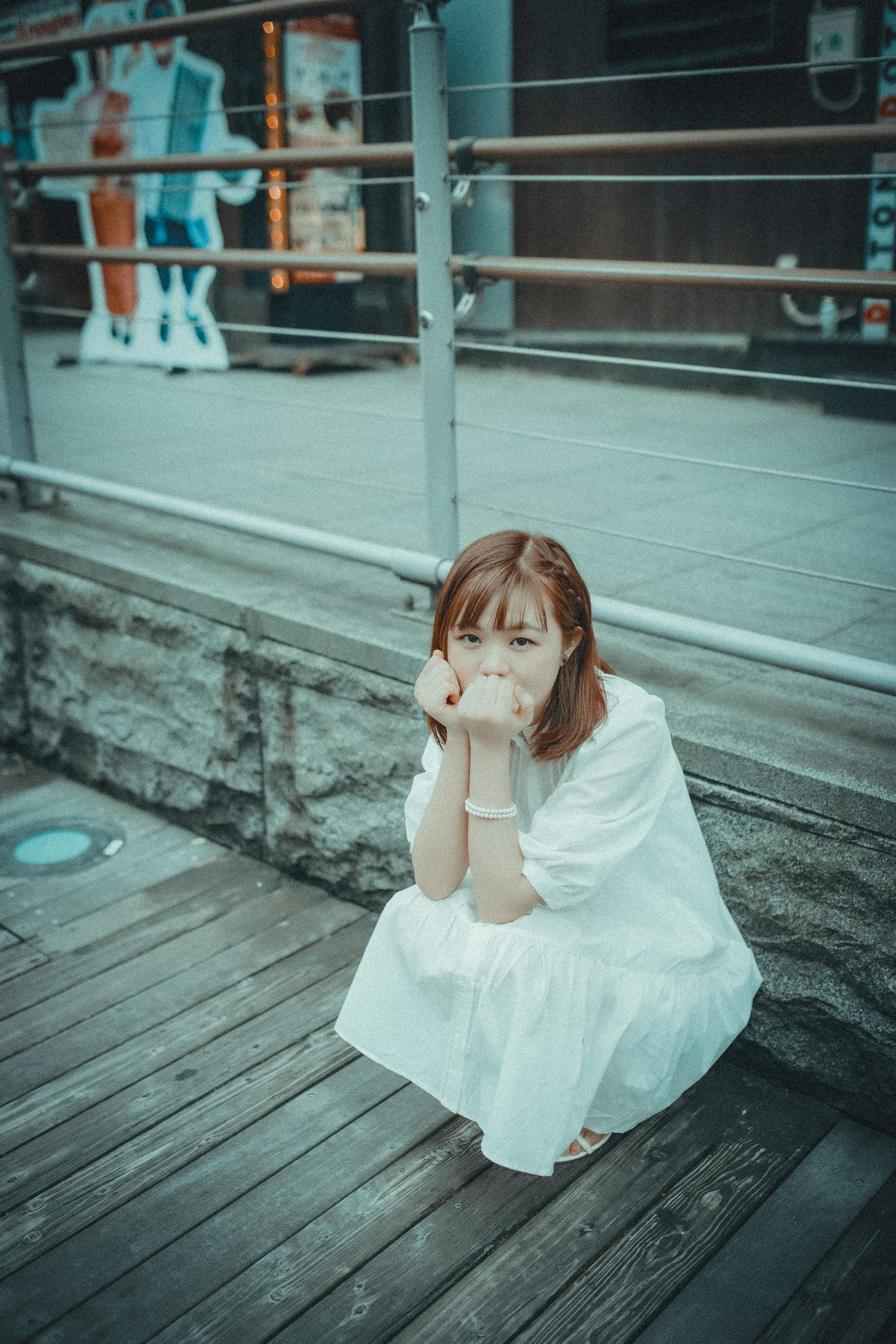 街头观察的作者画面